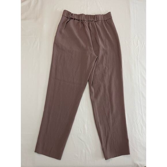 Aritzia Babaton Conan Pant Cropped Slim-Leg Trousers Shadow Mauve Size 2 - Picture 3 of 12